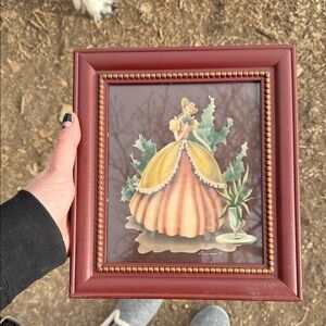 Vintage 1940s rare Turner print framed